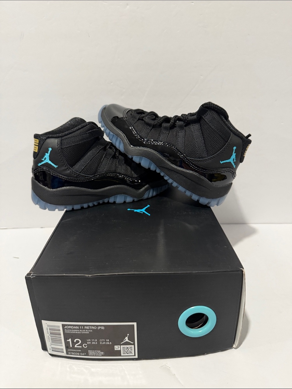 Air Jordan Retro 11 'Gamma' (PS) Sz: 12 / 2 / 3 (378039-047)